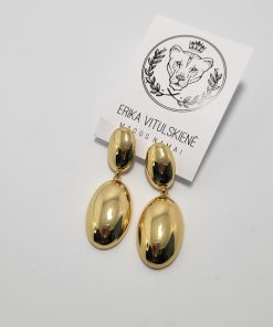 Pailgi, veidrodiniai auskarai