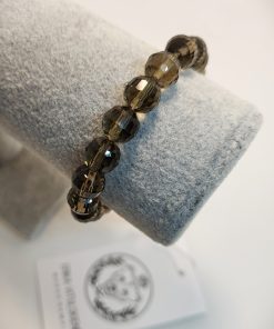 Dūminių rudų kristalų apyrankė